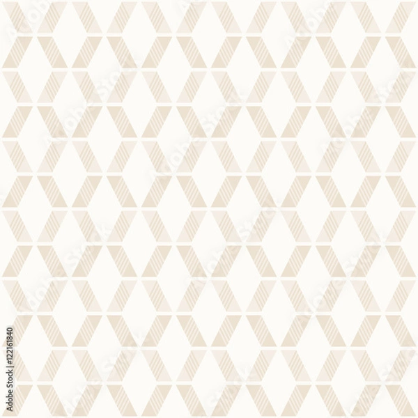 Obraz seamless vector pattern of striped rhombuses.