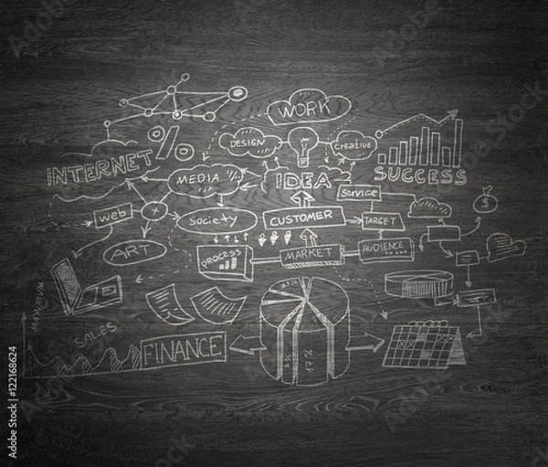 Fototapeta Study business science