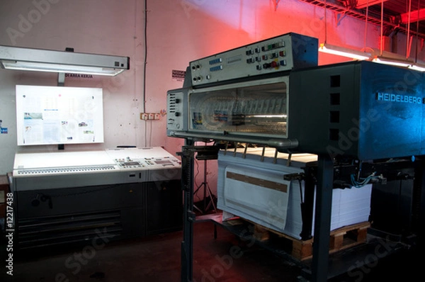 Fototapeta Printing Machine