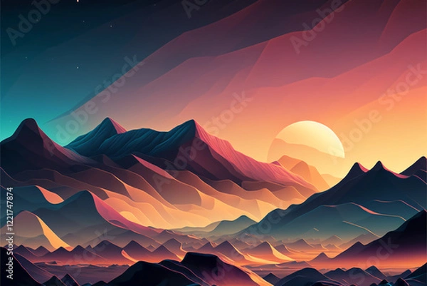 Fototapeta Background Concept, artwork and digital art, Illustration, wallpaper, painting Abstract luxury, Mockup, generative AI