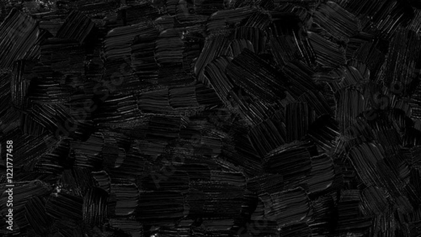 Obraz Vintage Black Grunge Wall Texture for Background Design