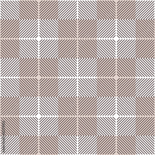 Fototapeta Simple seamless vector geometric pattern.