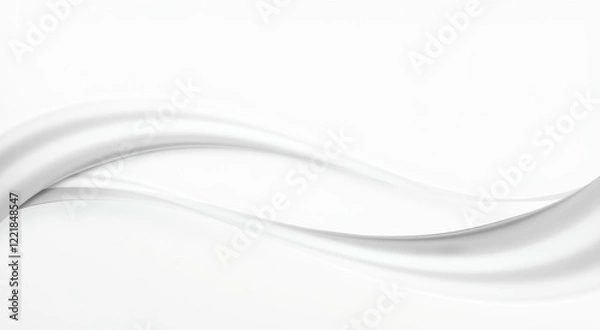 Fototapeta A close up of a white background with a curved design