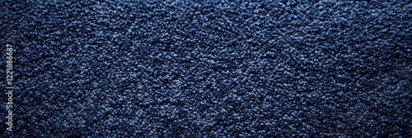Fototapeta Dark blue carpet texture background, top view. Dark gray color with a fine and smooth surface.