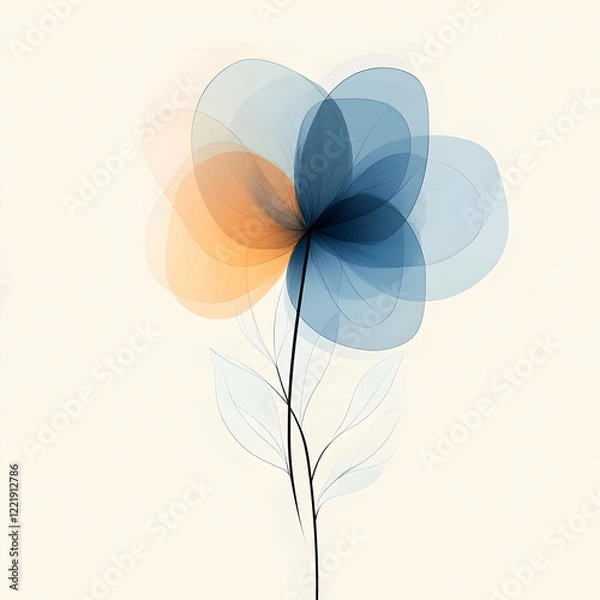 Obraz Abstract Floral Illustration