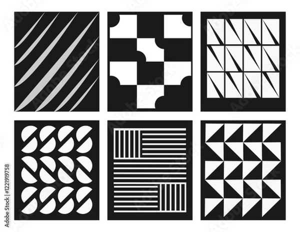 Fototapeta black and white pattern