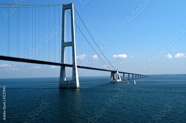 Fototapeta most wiszący w norwegii