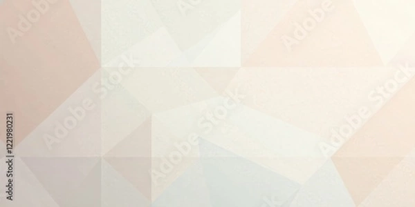 Fototapeta Abstract Geometric Pattern of Pastel Hues with Subtle Texture and Low Saturation