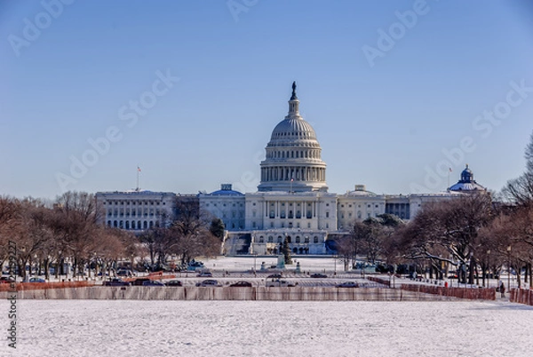 Obraz US Capital in the Winter