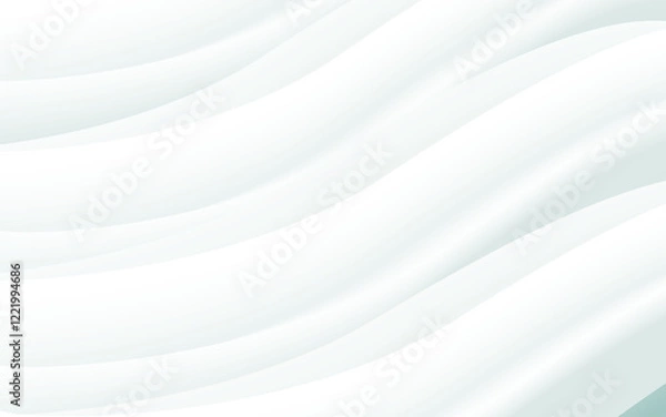 Obraz Soft Blue Wave Design with Smooth Satin Texture and Gentle Curves