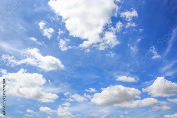 Obraz Blue sky background.