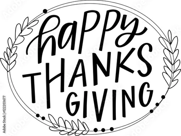 Obraz Happy Thanksgiving