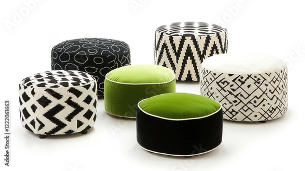 Fototapeta colorful round couch