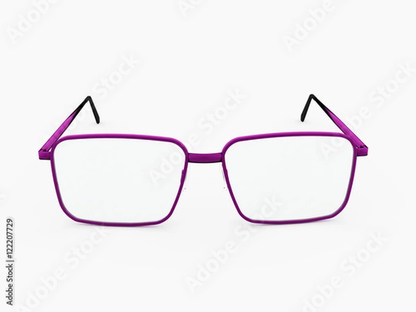 Obraz Glases on white background isolated