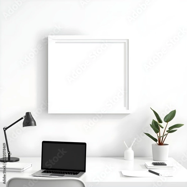 Fototapeta Elegant and Artsy Frame Mockup: Showcase Your Artwork or Photography
