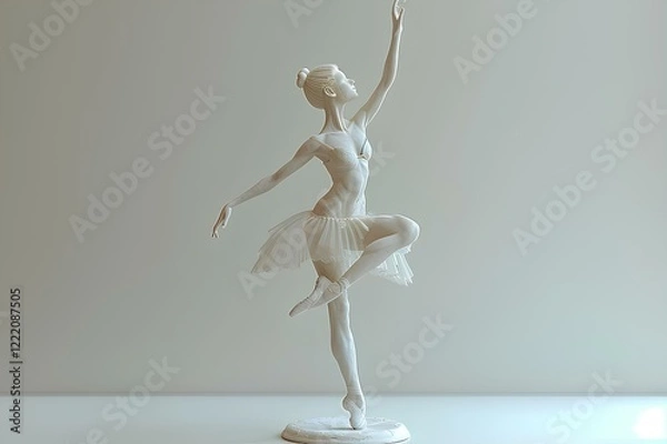 Obraz A close up of a figurine of a ballerina