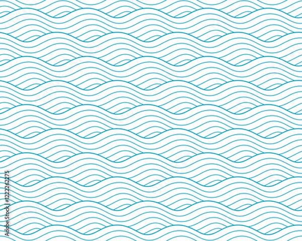 Obraz Abstract background with wave pattern