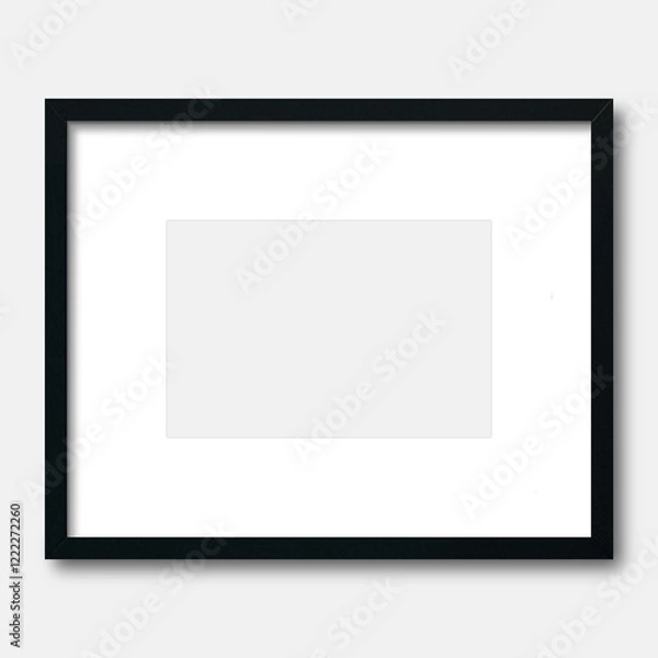 Obraz Frame mockups with mat, Poster frame, White mat frame mockups