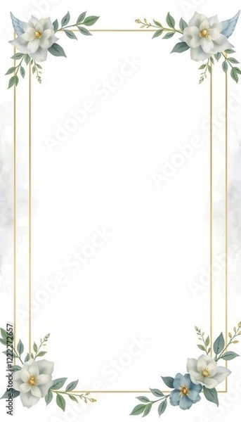 Fototapeta Elegant funeral flyer templates featuring soft floral designs, candles, and soothing backgrounds