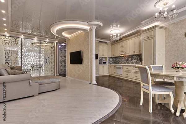 Obraz kitchen living room