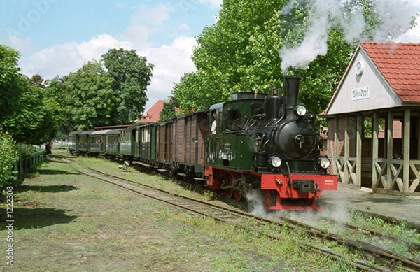Obraz steam train in asendorf