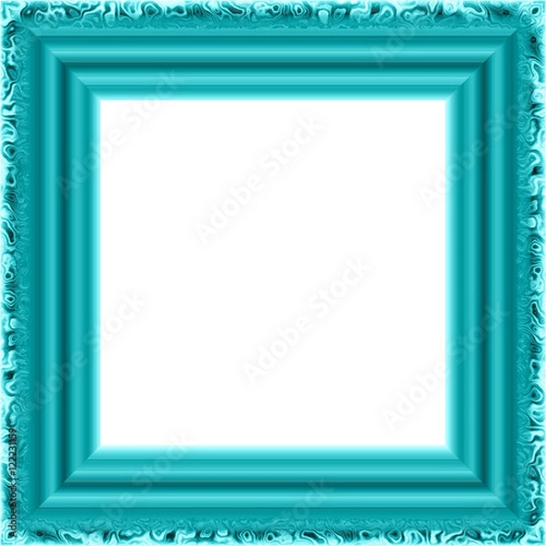 Fototapeta Frame generated with white
