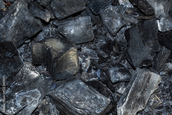 Obraz texture coal fire