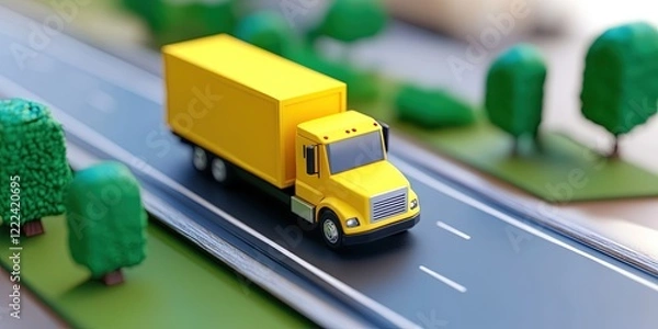 Obraz smartphone transportation app 