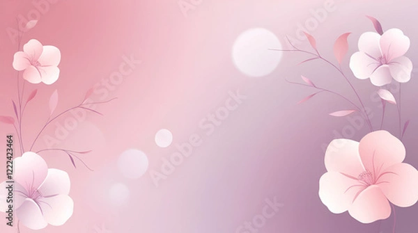 Obraz Soothing Floral Abstract Design for Creative Projects – Ultra HD