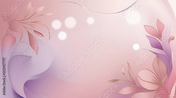 Obraz Creative Floral Abstract Art in Soothing Ultra HD Quality for Projects