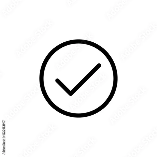 Fototapeta check mark icon