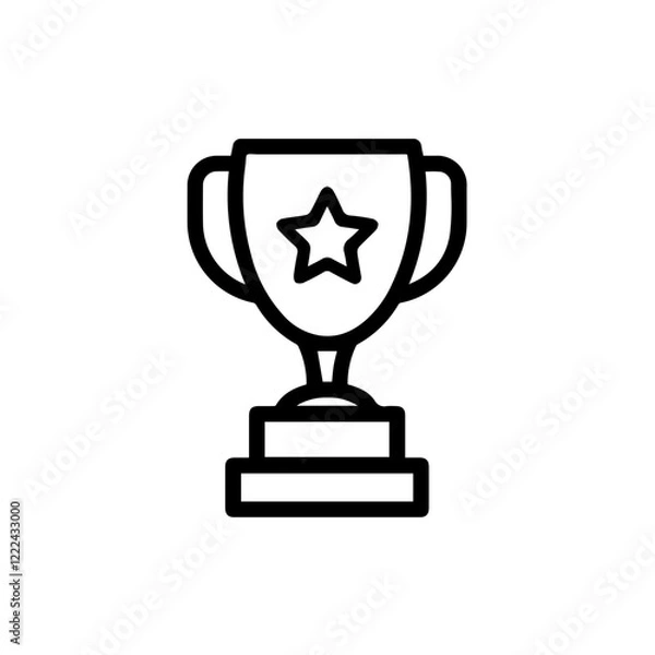 Obraz gold trophy cup