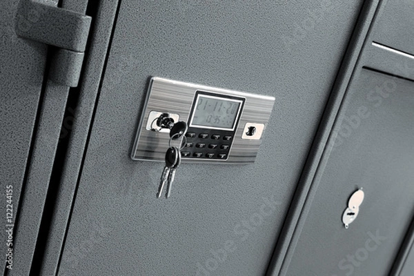 Fototapeta Safe with combination lock