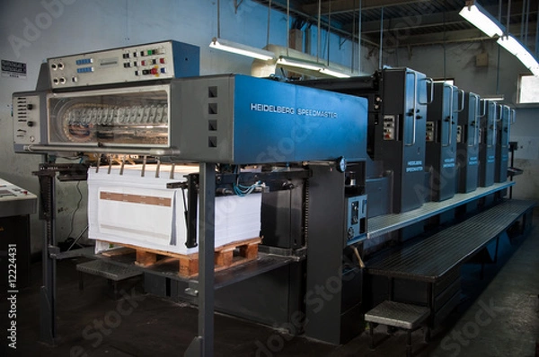 Fototapeta Printing Machine