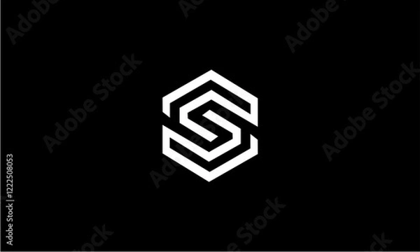 Fototapeta S logo vector