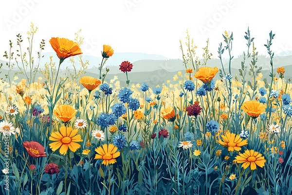 Obraz "Breeze Through the Flowers"
"Nature’s Palette"
"Sunlit Blossoms"
"A Field in Bloom"
"Whispers of Spring"