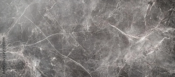 Obraz Gray and black textured stone surface with veining and soft light from above creating a polished marble effect suitable for modern interiors
