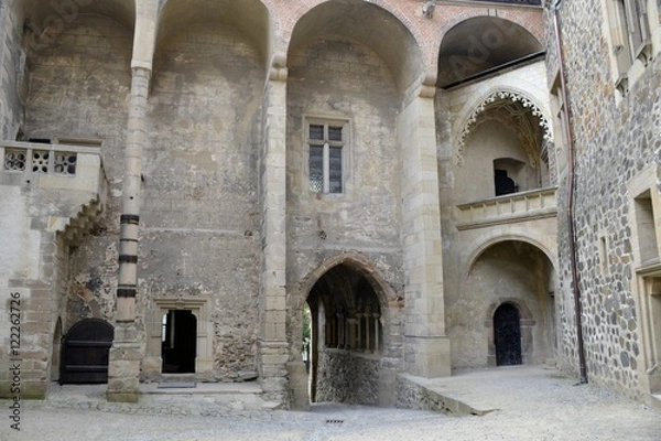 Fototapeta Architecture from Krivoklat castle with details