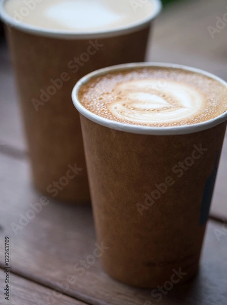 Obraz Art cafe latte