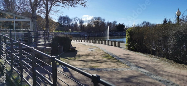 Obraz park full of trees and green areas