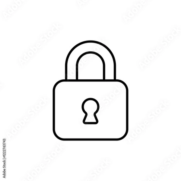 Fototapeta lock icon