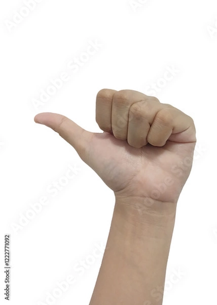 Obraz thumb symbol hand 