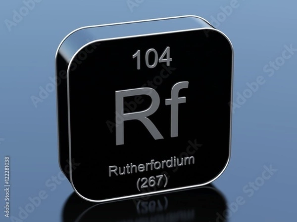 Fototapeta Rutherfordium