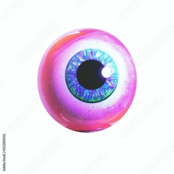 Obraz Random weird single object abstract surreal illustration.