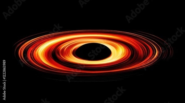 Fototapeta Abstract swirling fiery orange and red vortex design