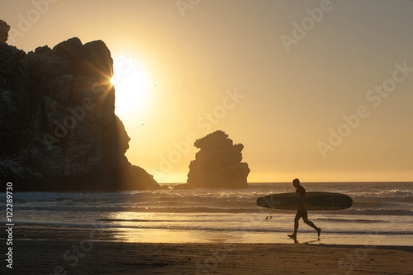Obraz Surfer at Sunset