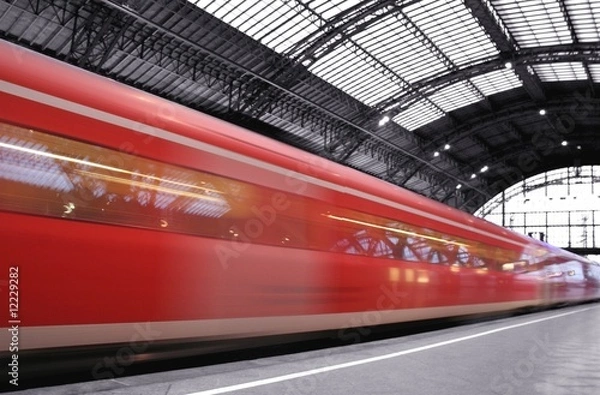 Obraz Przyjazd pociągu