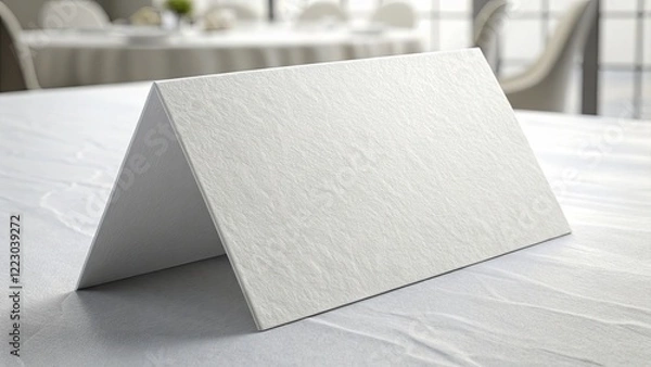 Fototapeta Paper Table Card, Horizontal. 