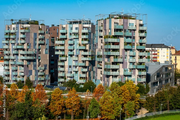 Obraz modern building in the city