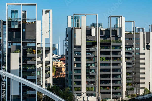 Obraz modern building in the city